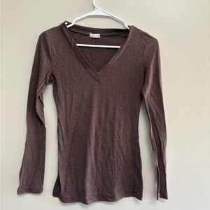 Zenia Outfitters  Brown V-Neck Blouse